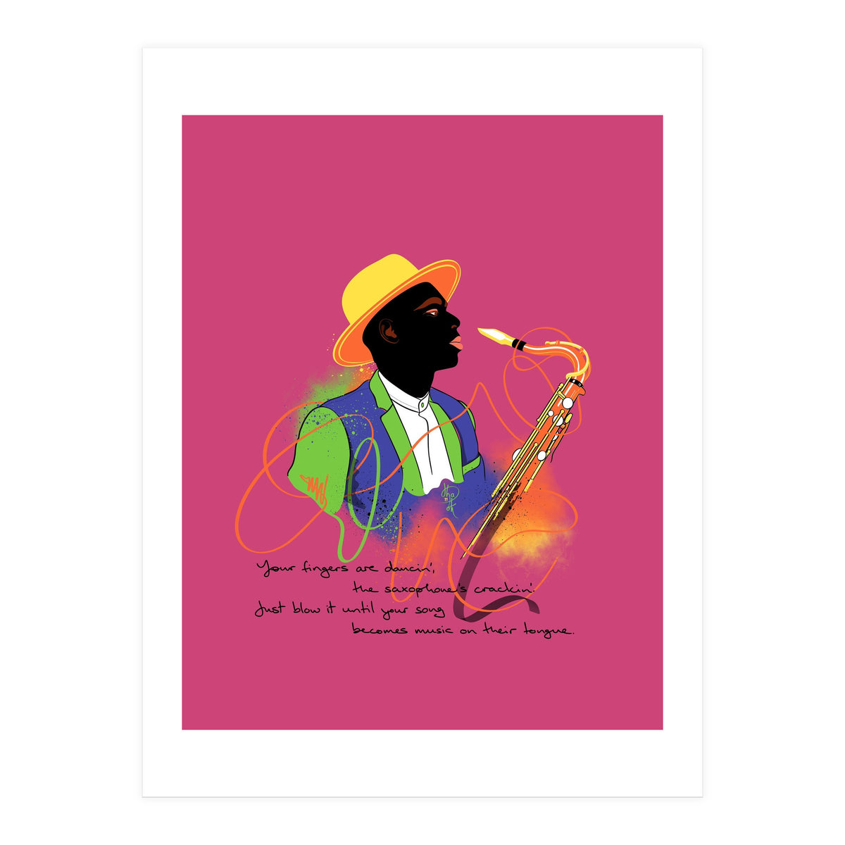 Jazz Man 1 (Print Only)