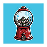 Kawaii Cute Christmas Pudding Gumball Machine (Print Only) thumbnail