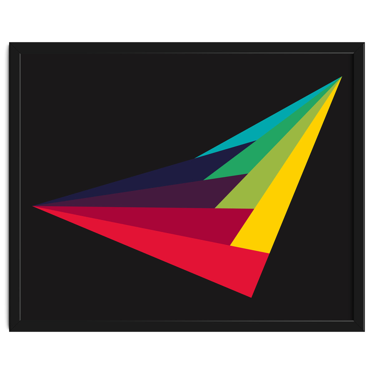 Geometric Shapes No. 40 - rainbow