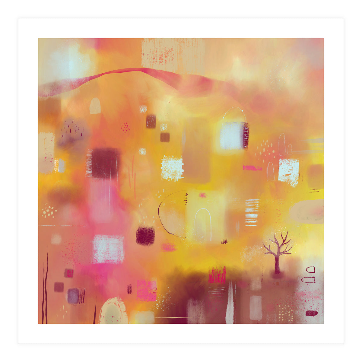 Allotments Near Rochester (Print Only)