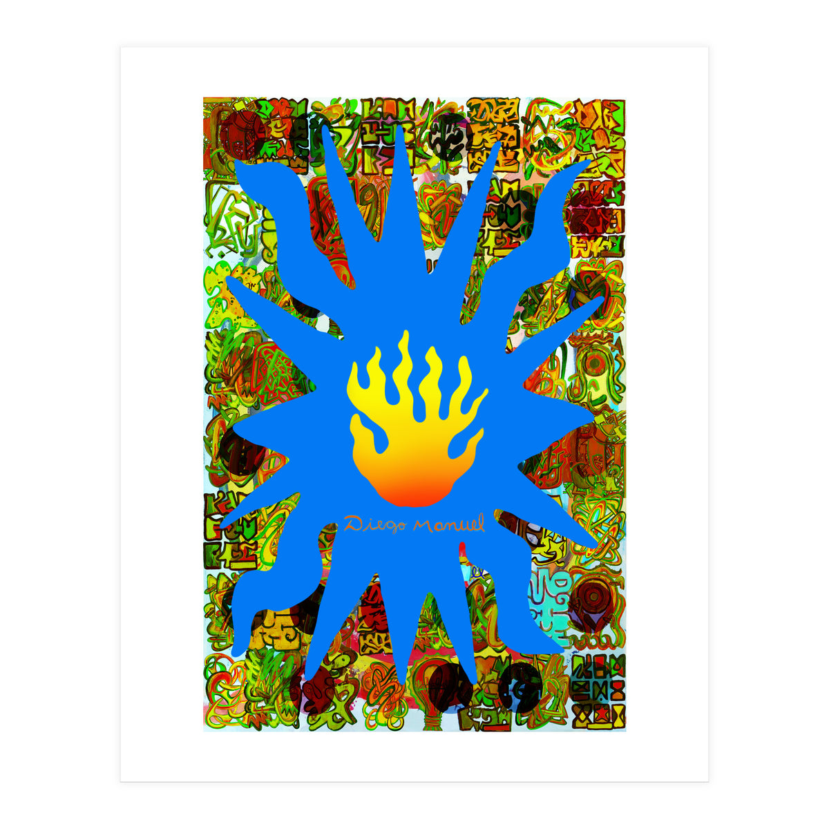 Fuego Y Graffiti 53 (Print Only)