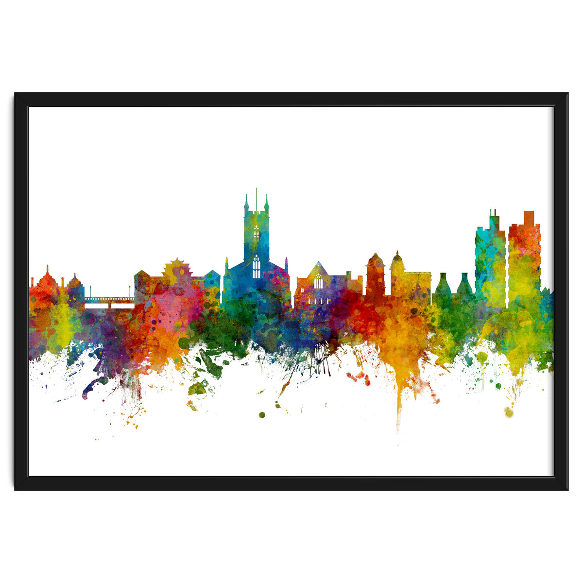 Stoke-on-Trent England Skyline