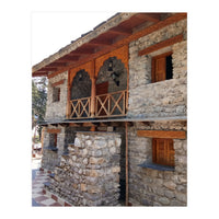 Architecture - Exposed Stone House (Print Only)