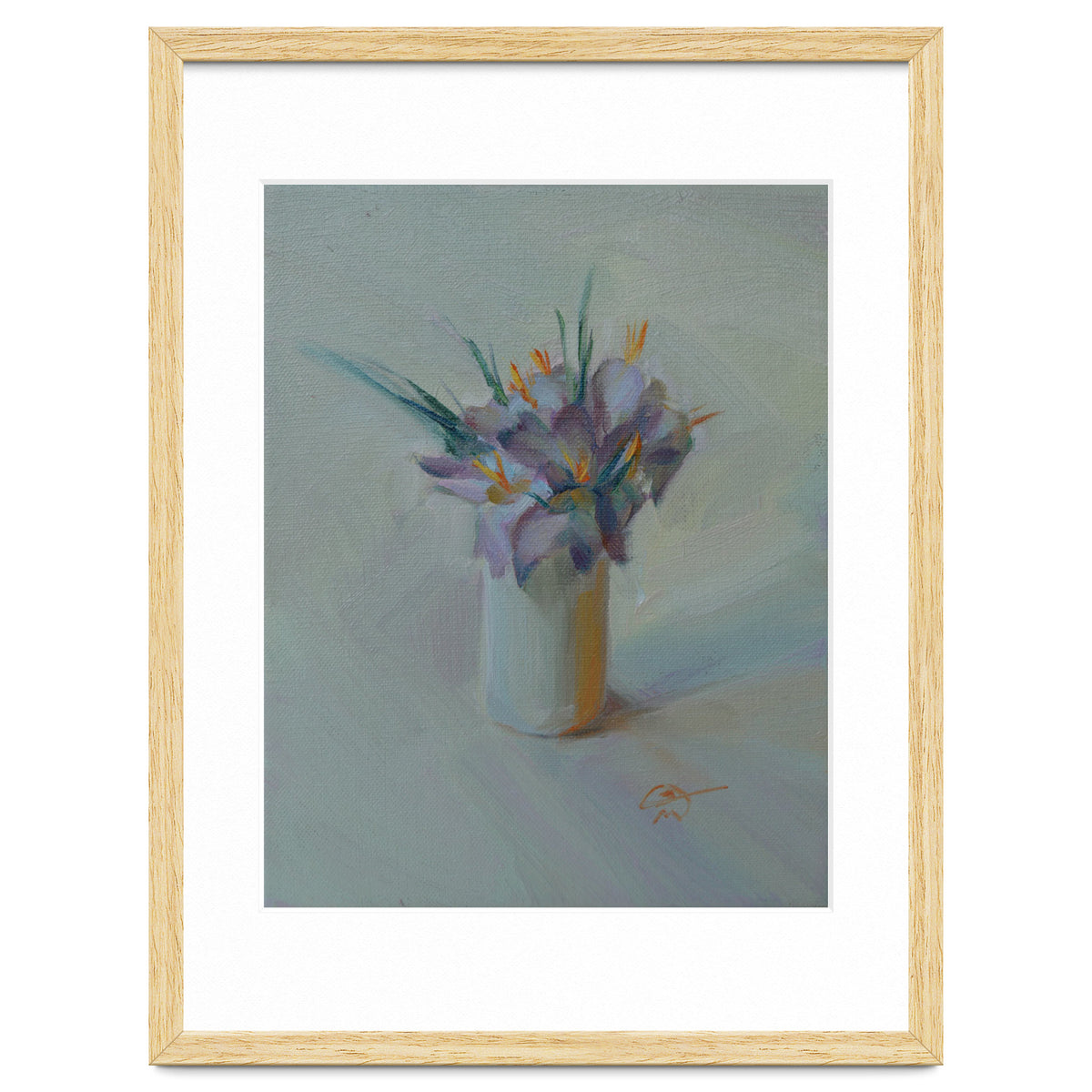 Crocuses Still Life Painting