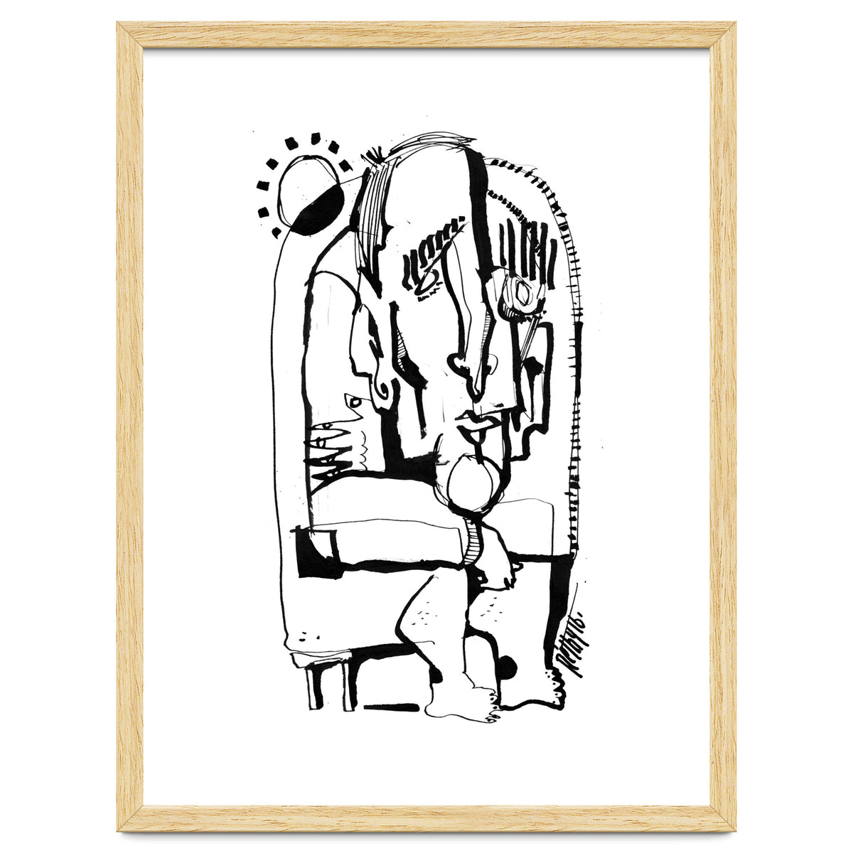 Freezing in Sunlight - b&w