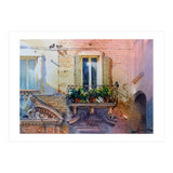 Balcony with flowers (Print Only) thumbnail
