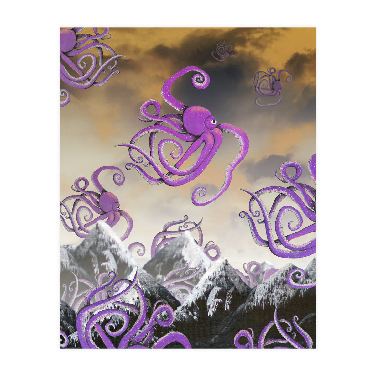 Octopus invasion (Print Only)