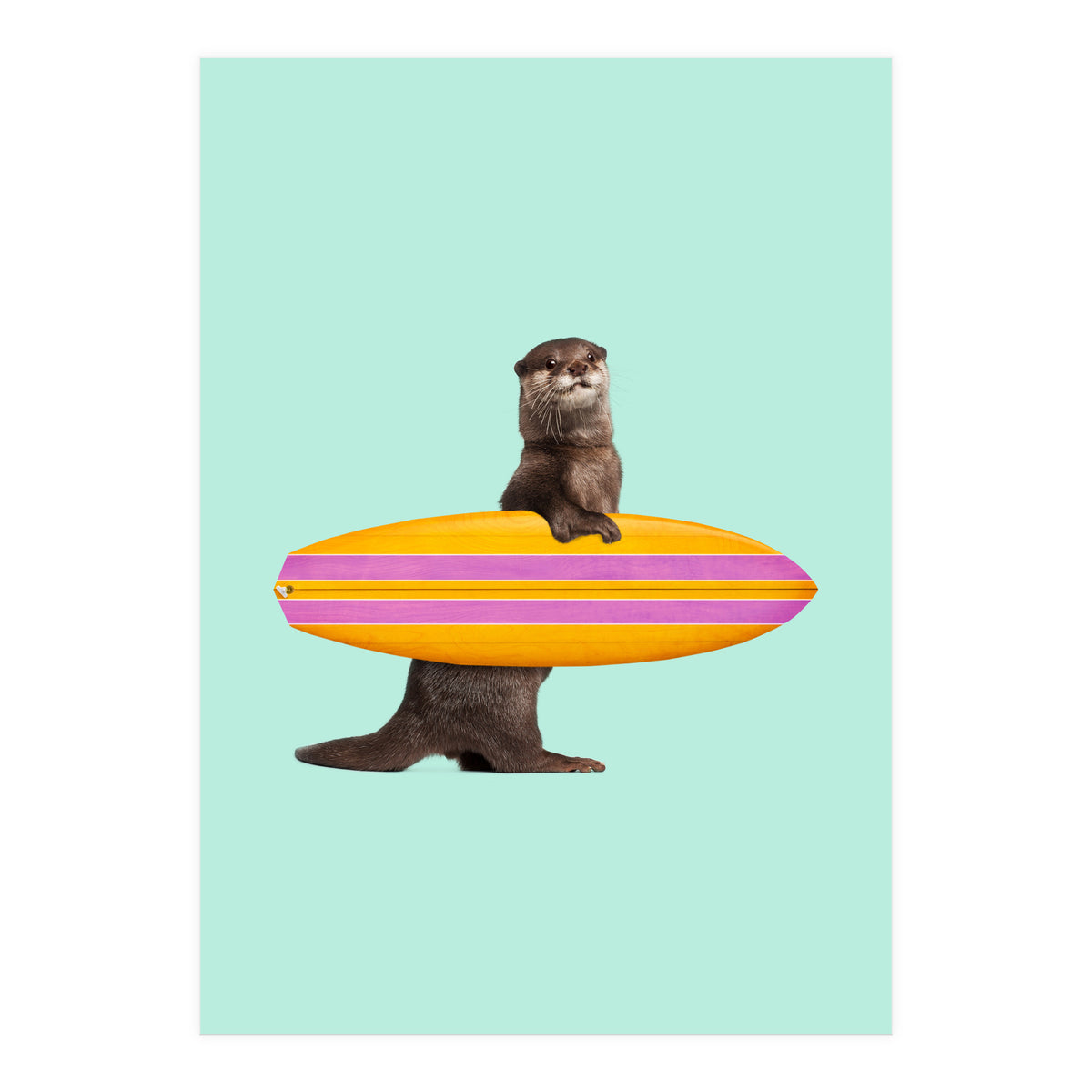 Surfing Otter (Print Only)