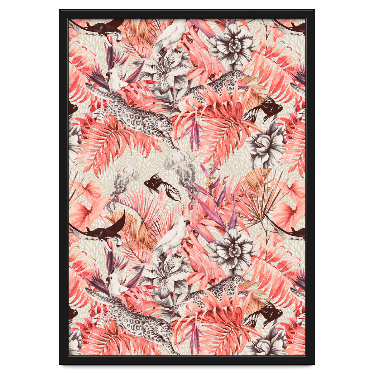 Tropical paradise pink