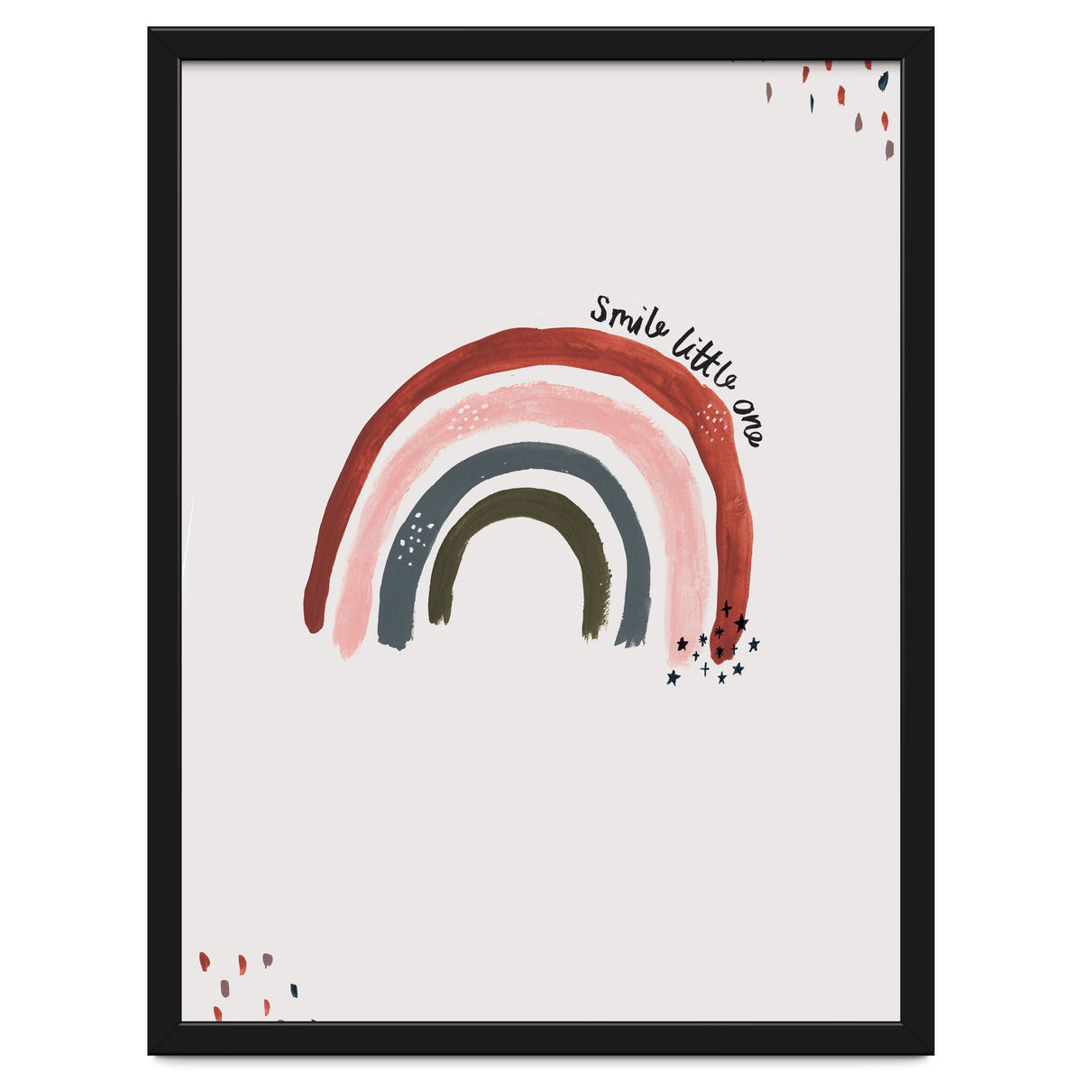 Smile Little One Rainbow Portrait