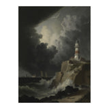 Lighthouse In A Storm (Print Only) thumbnail