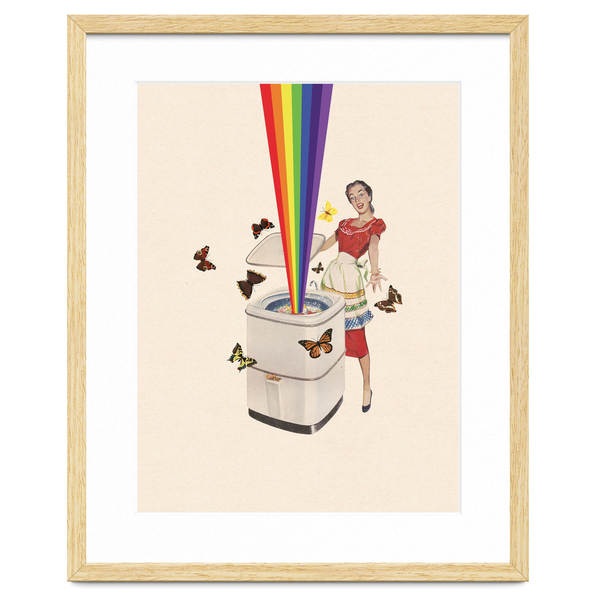 Rainbow Washing Machine