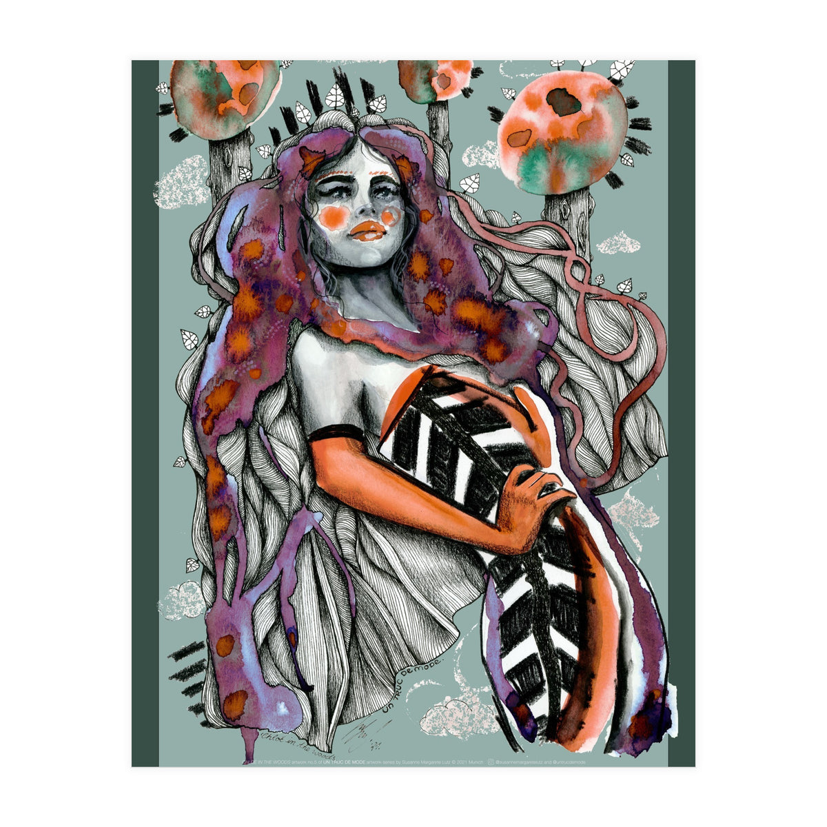 Chloé In The Woods (Print Only)