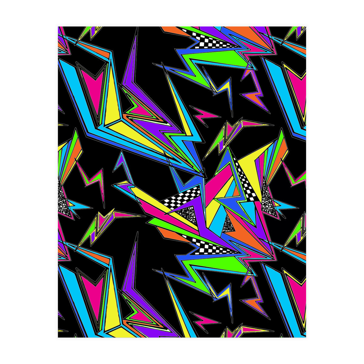 Neon Kapow Black (Print Only)