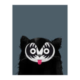 Doozal Cat Kiss (Print Only) thumbnail