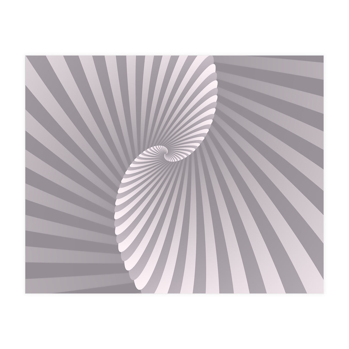 Abstract Retro Spiral (Print Only)