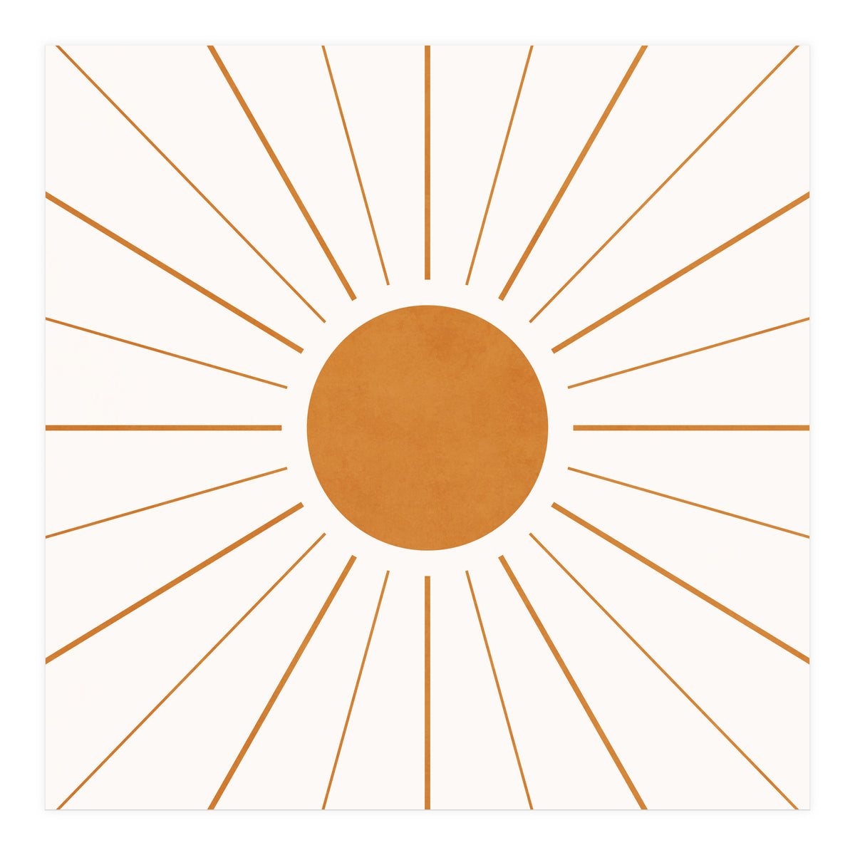 SUN IN LINES (Print Only)