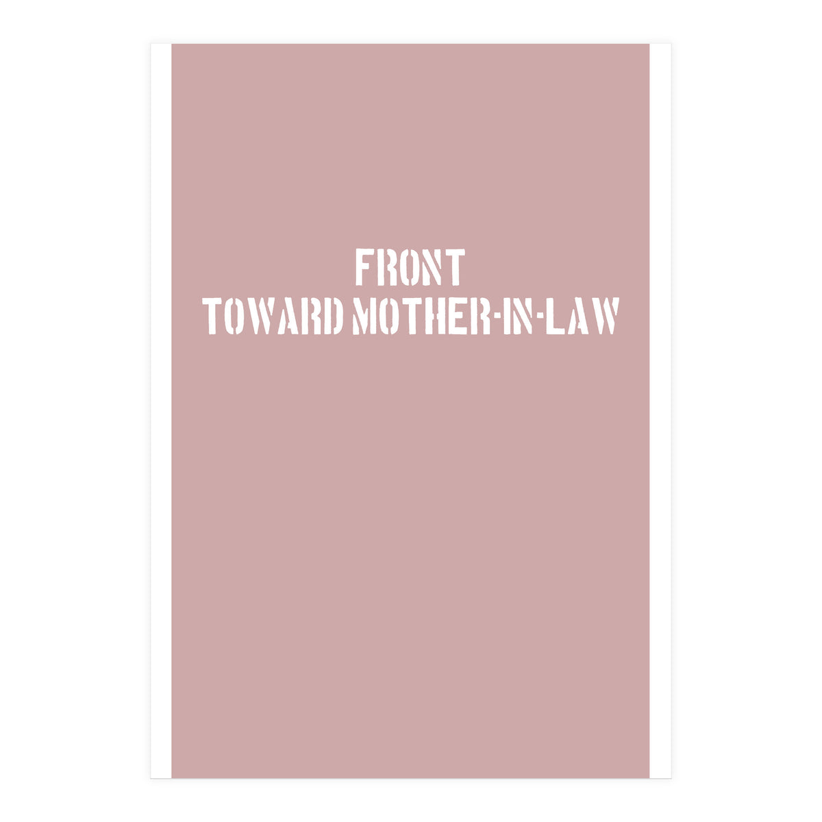 TOWARD MOTHER-IN-LAW (Print Only)