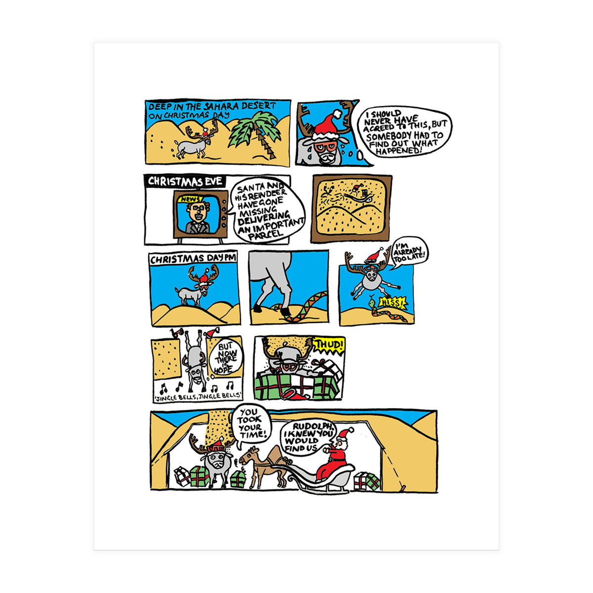 Reindeer in the Sahara (Print Only)