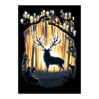 Deer God Please Save Our Forest (Print Only)