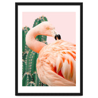 Flamingo & Cactus