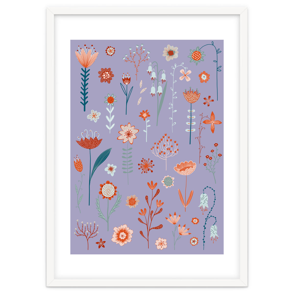 Flowers Of The Summer Purple