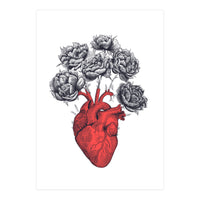 Heart With Peonies (Print Only)