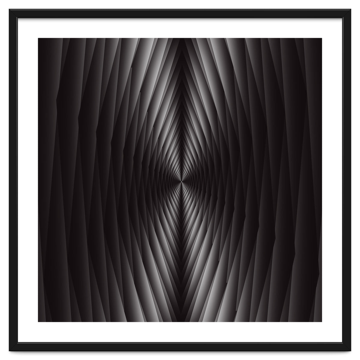 Monochrome Spiral Background