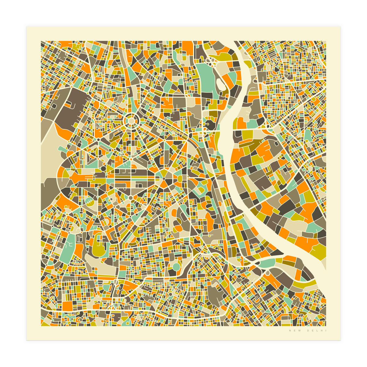 NEW DELHI MAP (Print Only)