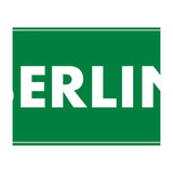 Let`s go to Berlin, Germany! Green road sign (Print Only) thumbnail