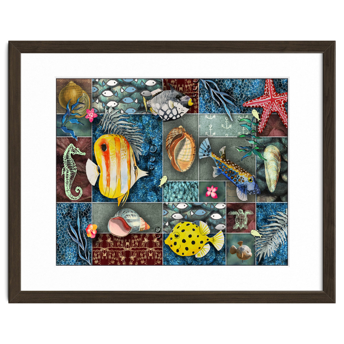 Sea Life Collage