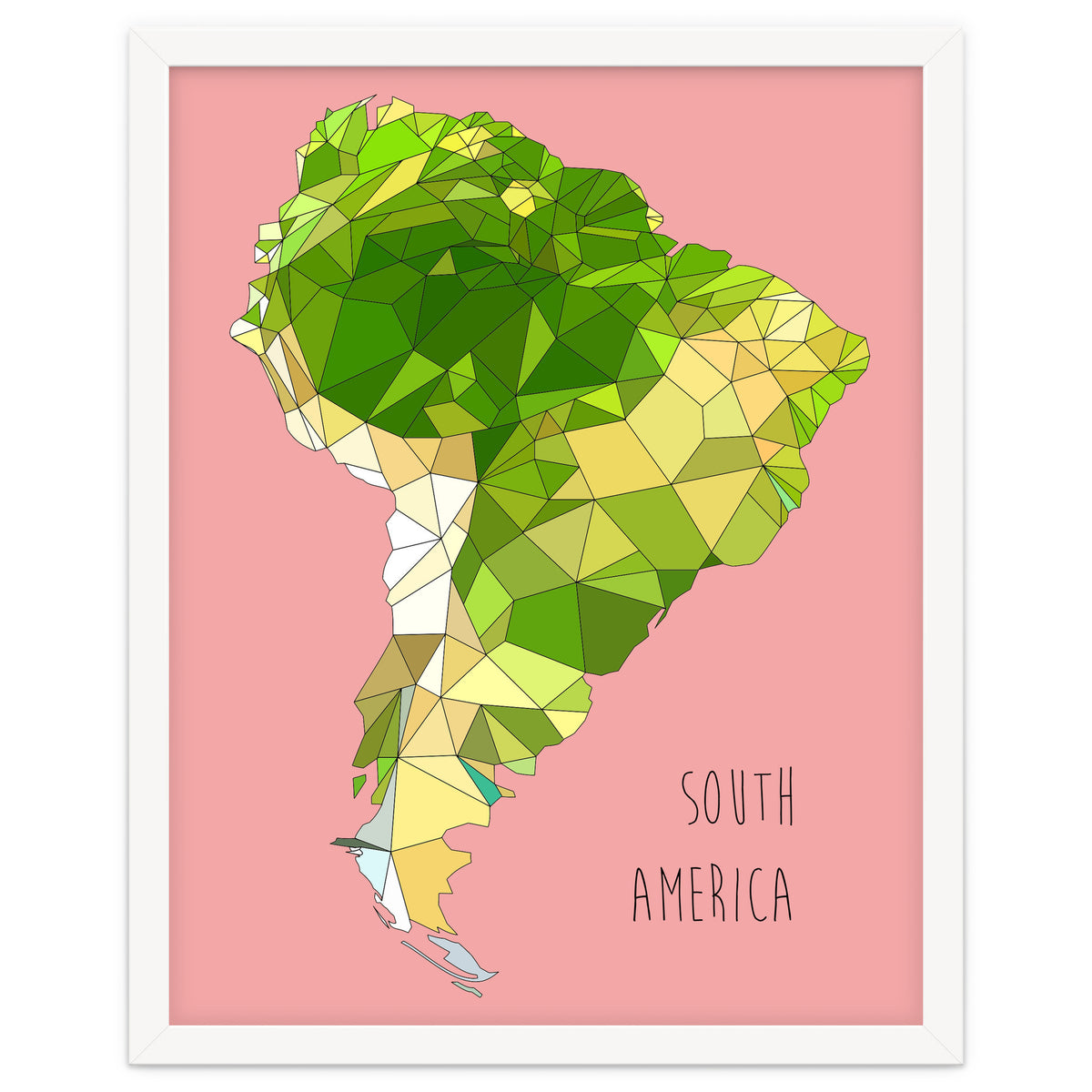 SOUTH AMERICA – Pink