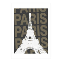 Paris, France \\ Poster Art (Print Only)