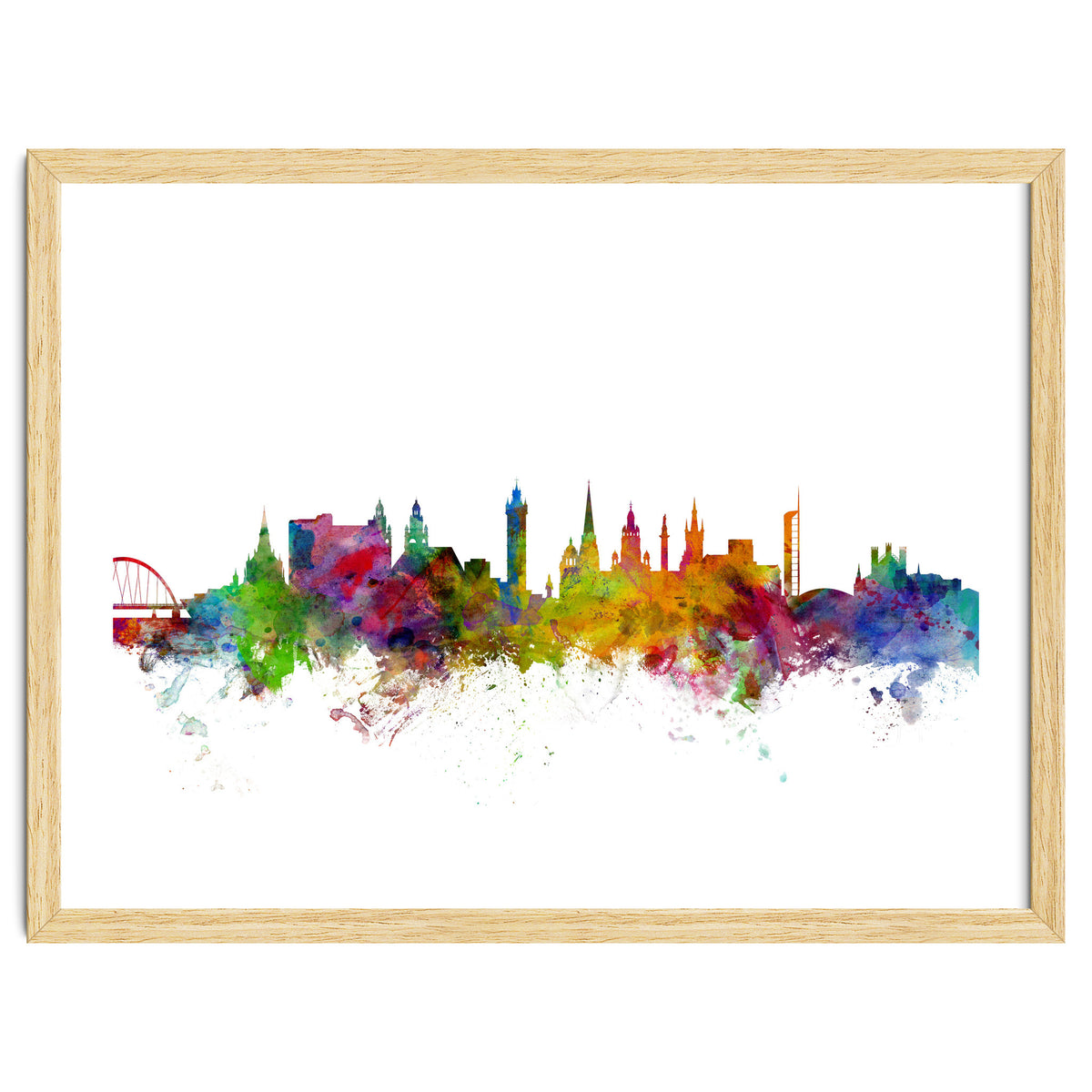 Glasgow Scotland Skyline