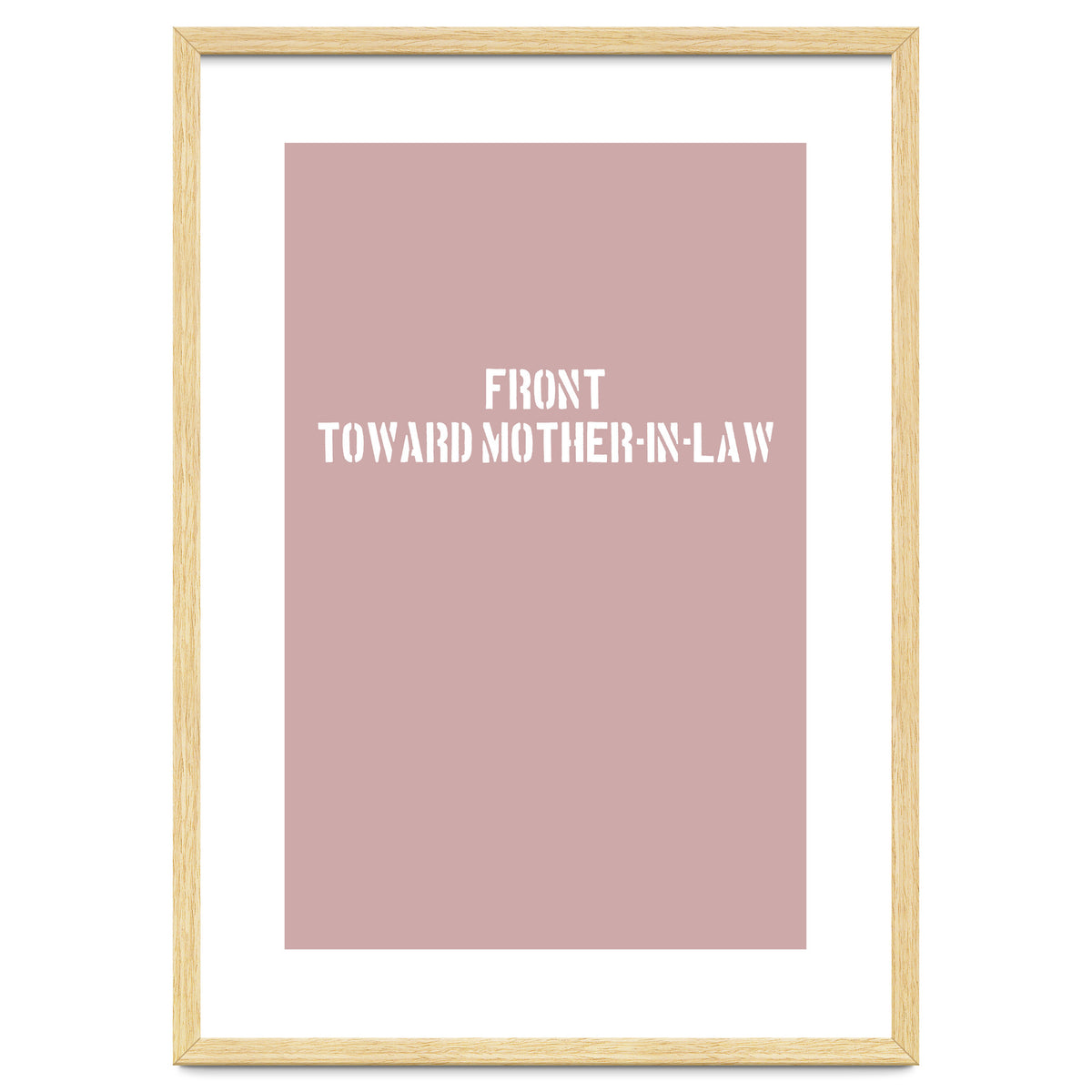 TOWARD MOTHER-IN-LAW