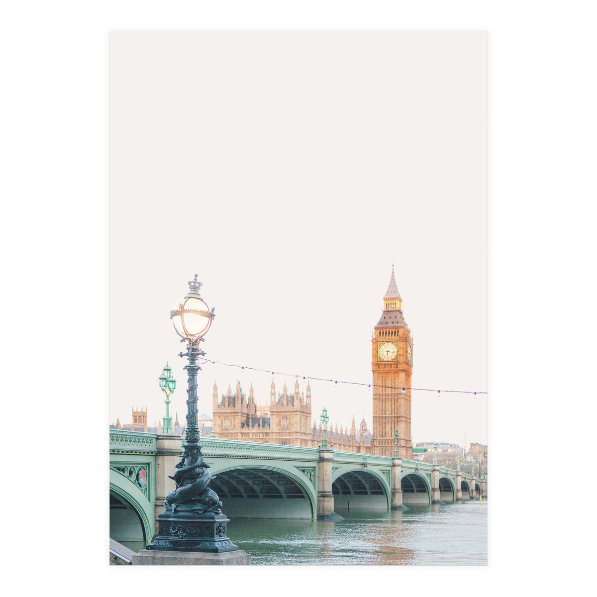 London Big Ben at Sunrise (Print Only)