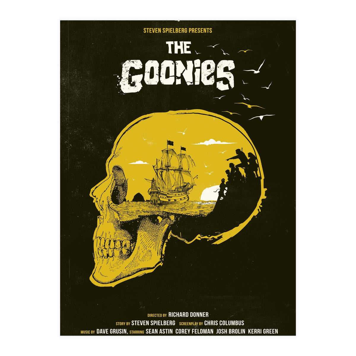 The Goonies movie poster (Print Only)