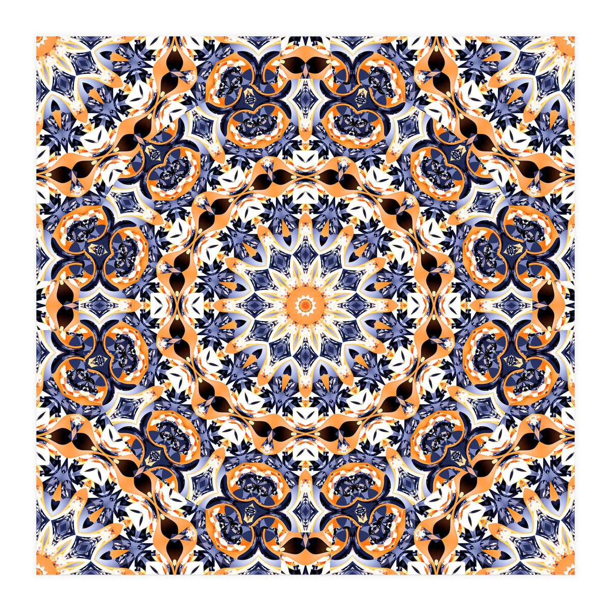 Abstract Mandala Pattern (Print Only)