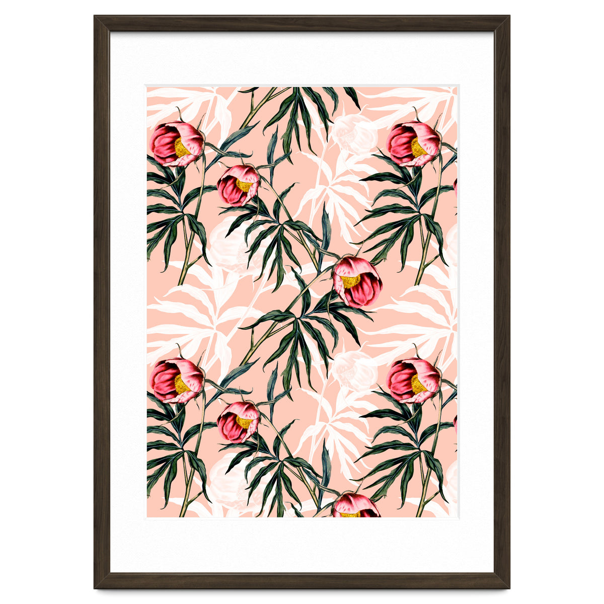 Flowery blooming pink