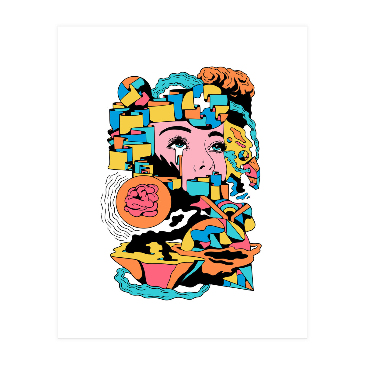 Sad Cliffs (Print Only)