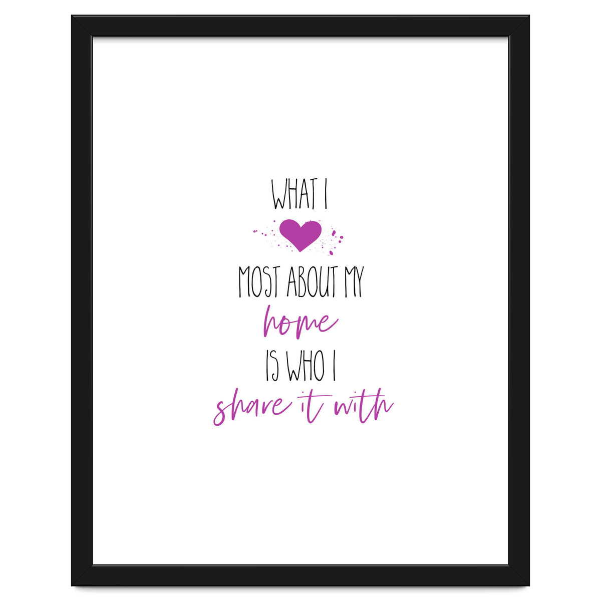 What I love most about my home