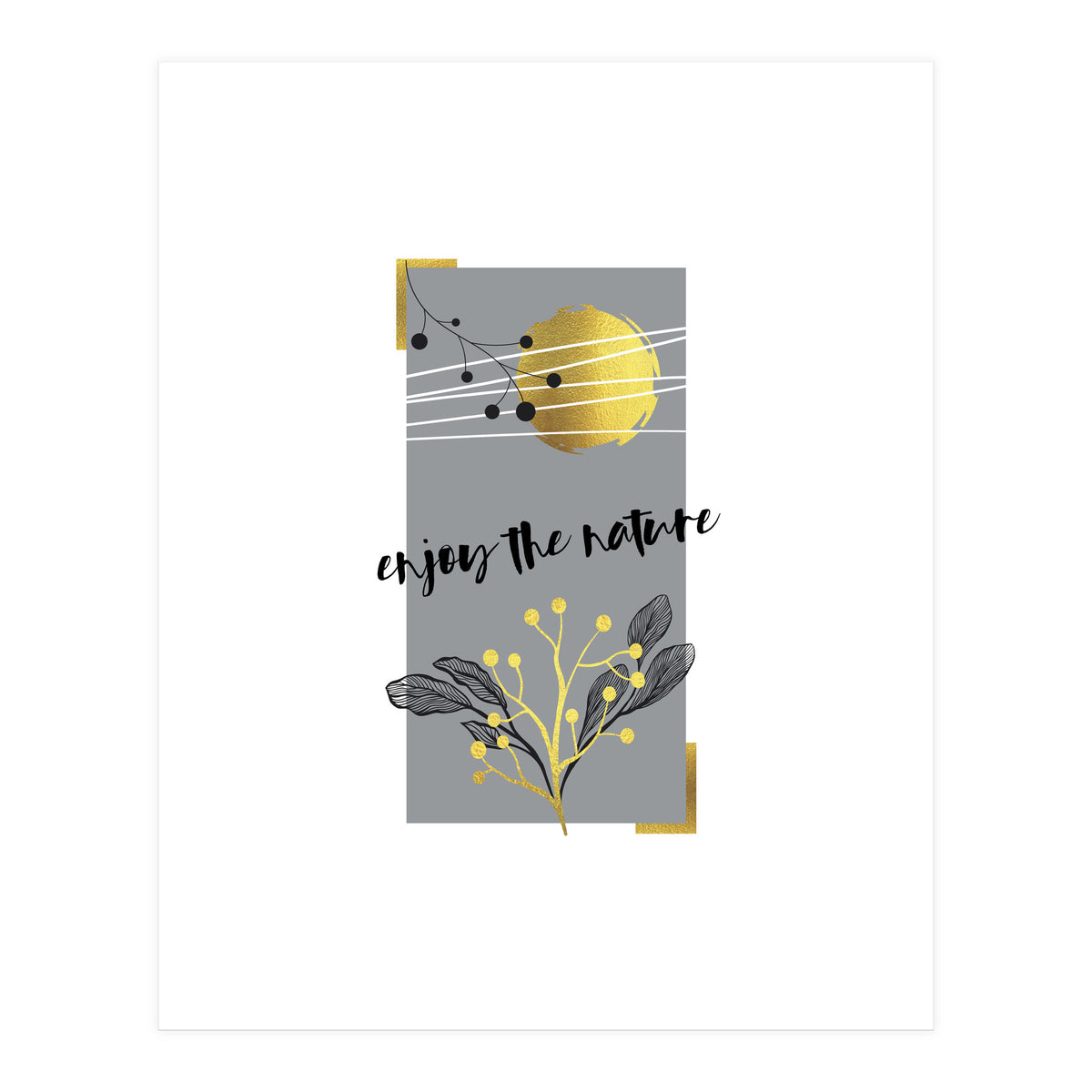 Reflection on the essentials - Enjoy the nature (Print Only)