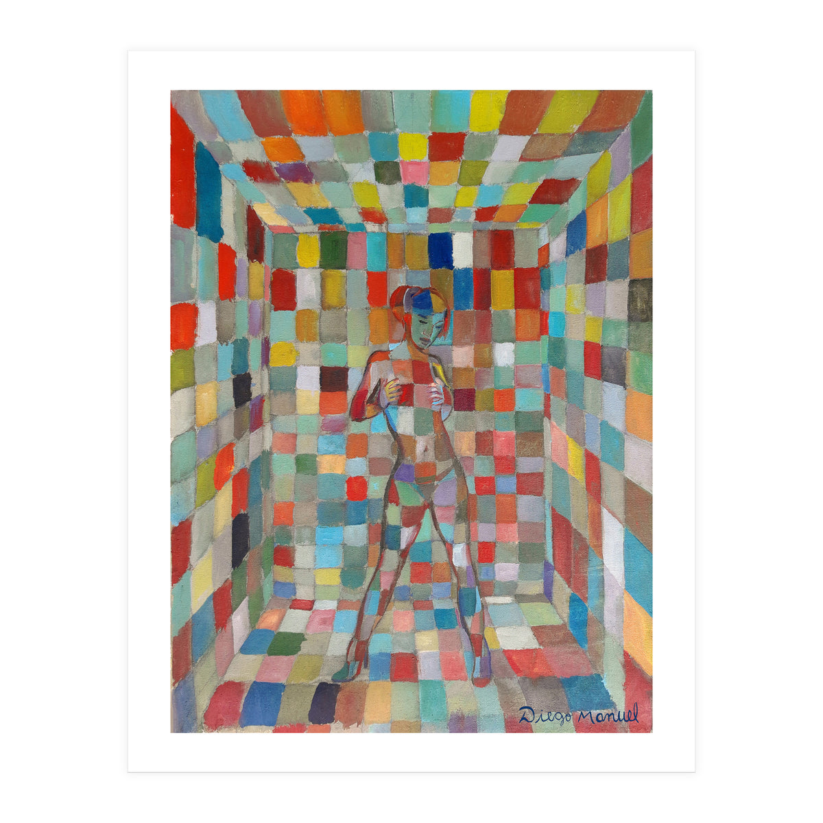 Chica Cubista (Print Only)