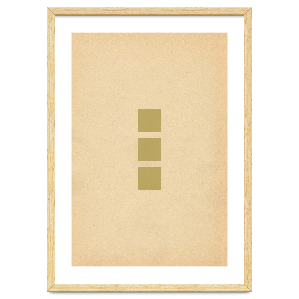 Minimalist green squares