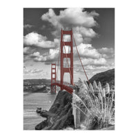 SAN FRANCISCO Golden Gate Bridge | colorkey  (Print Only)