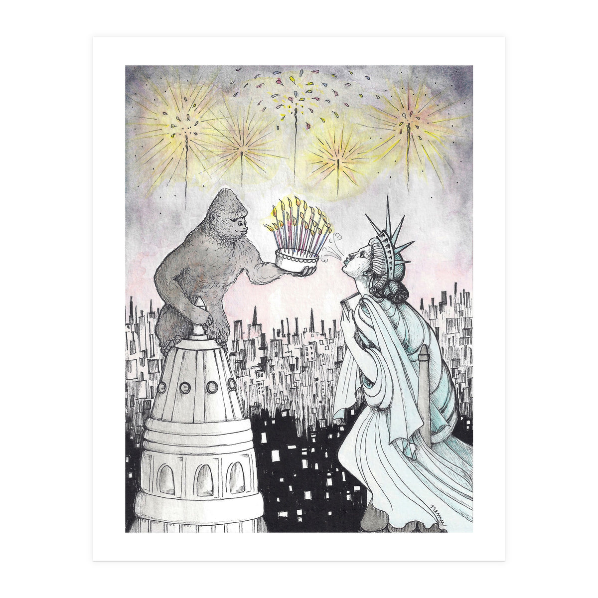 Happy 4th Of July (Print Only)