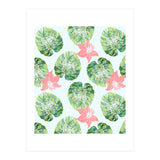 Monstera + Pink (Print Only) thumbnail