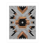 Urban Tribal Pattern No.6 - Aztec - Concrete and Wood (Print Only) thumbnail