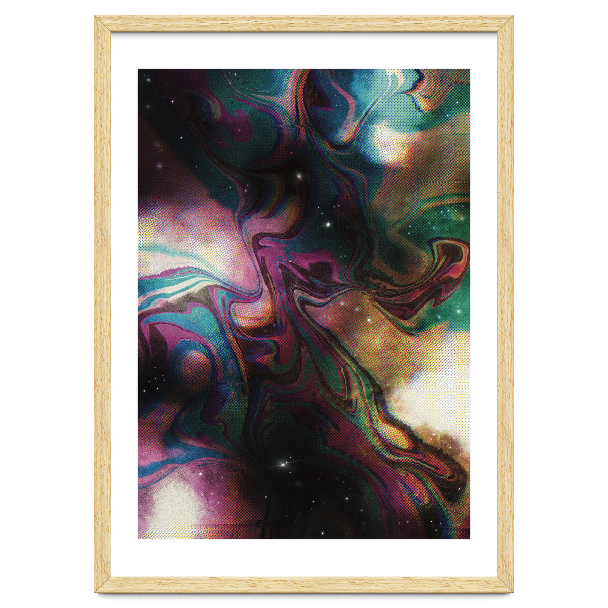 Retro Vintage Abstract Space