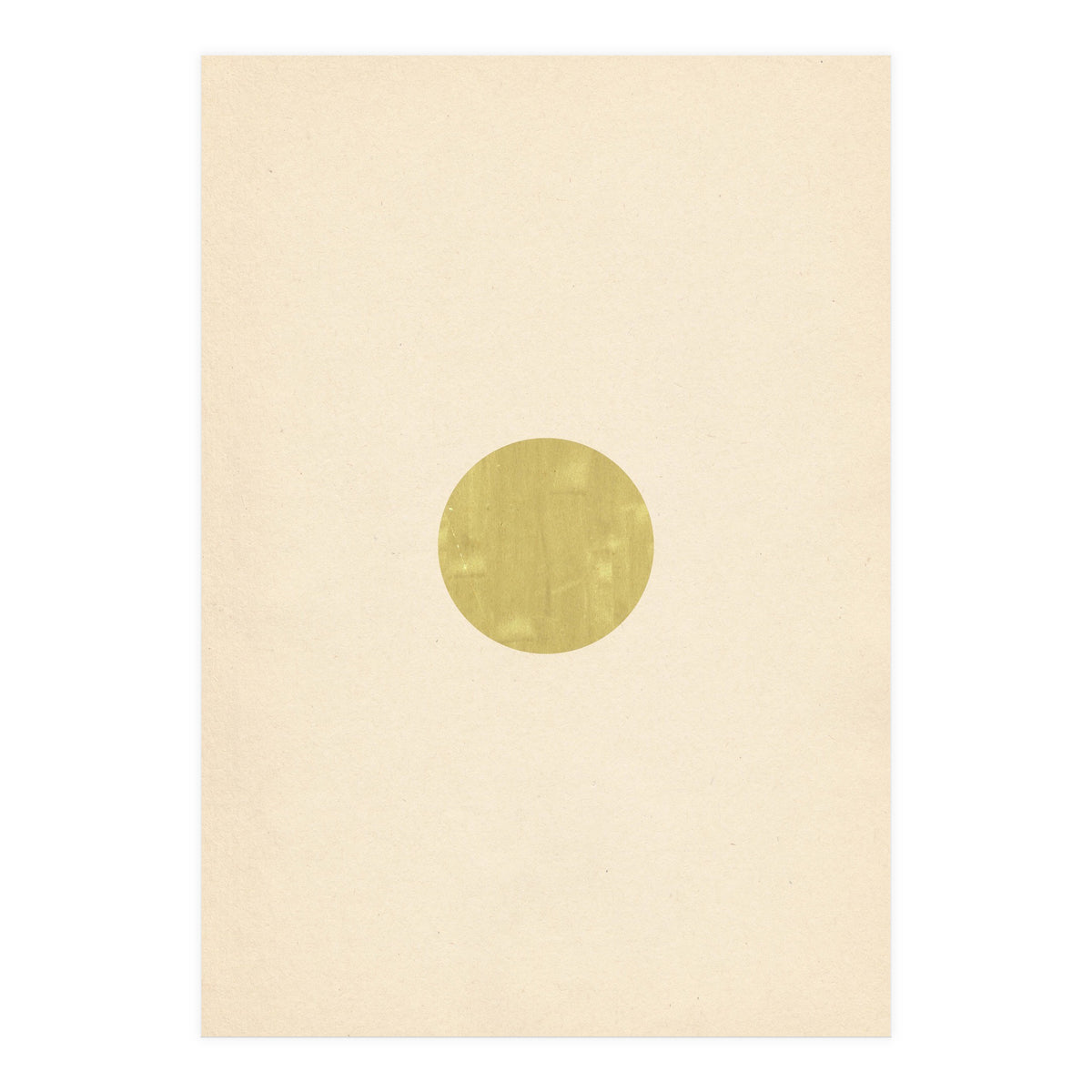 Olive green circle (Print Only)